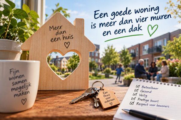 Een goede woning is meer dan vier muren en een dak